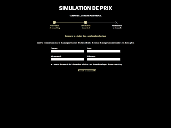 Simulateur Now Coworking
